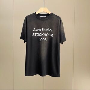 Acne Black Short Sleeve Tee